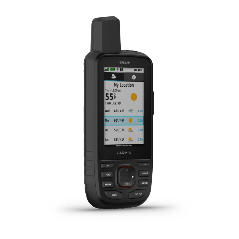 Garmin GPSMAP 67i rugged GPS handheld with inReach satellite communicator and multi-band GNSS support