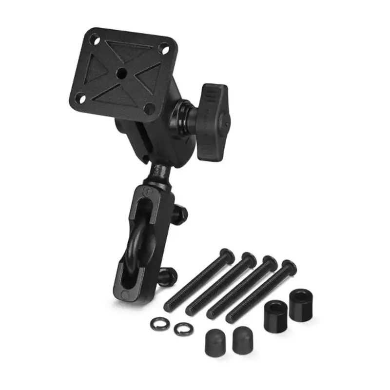 Garmin Handlebar Mount Kit for motorcycle devices with 1-inch ball joint compatible with GPSMAP 67i and Garmin Tread Base Edition