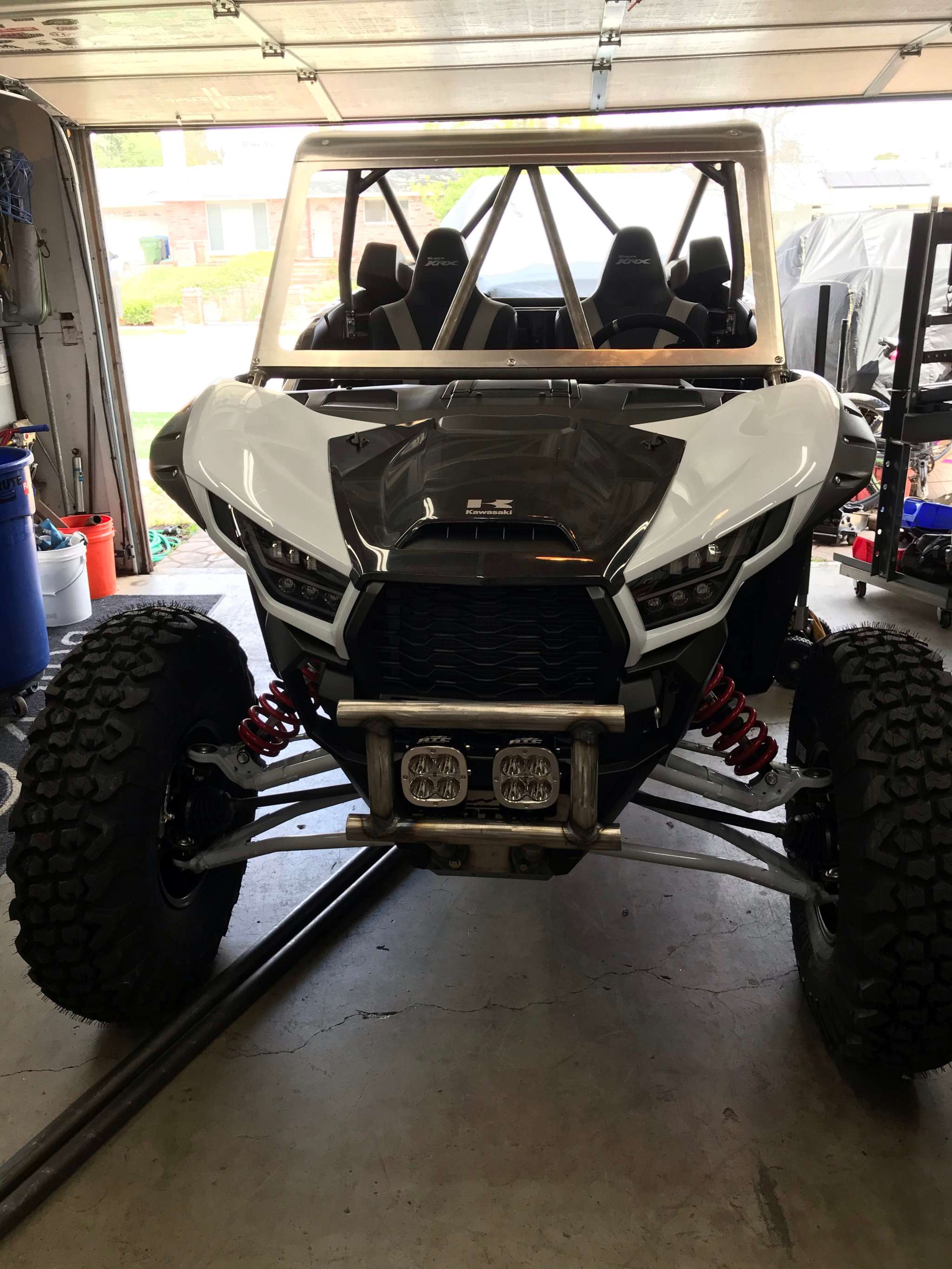 KRX Race Bumper - Heavy-Duty UTV Protection with Winch Mount Option
