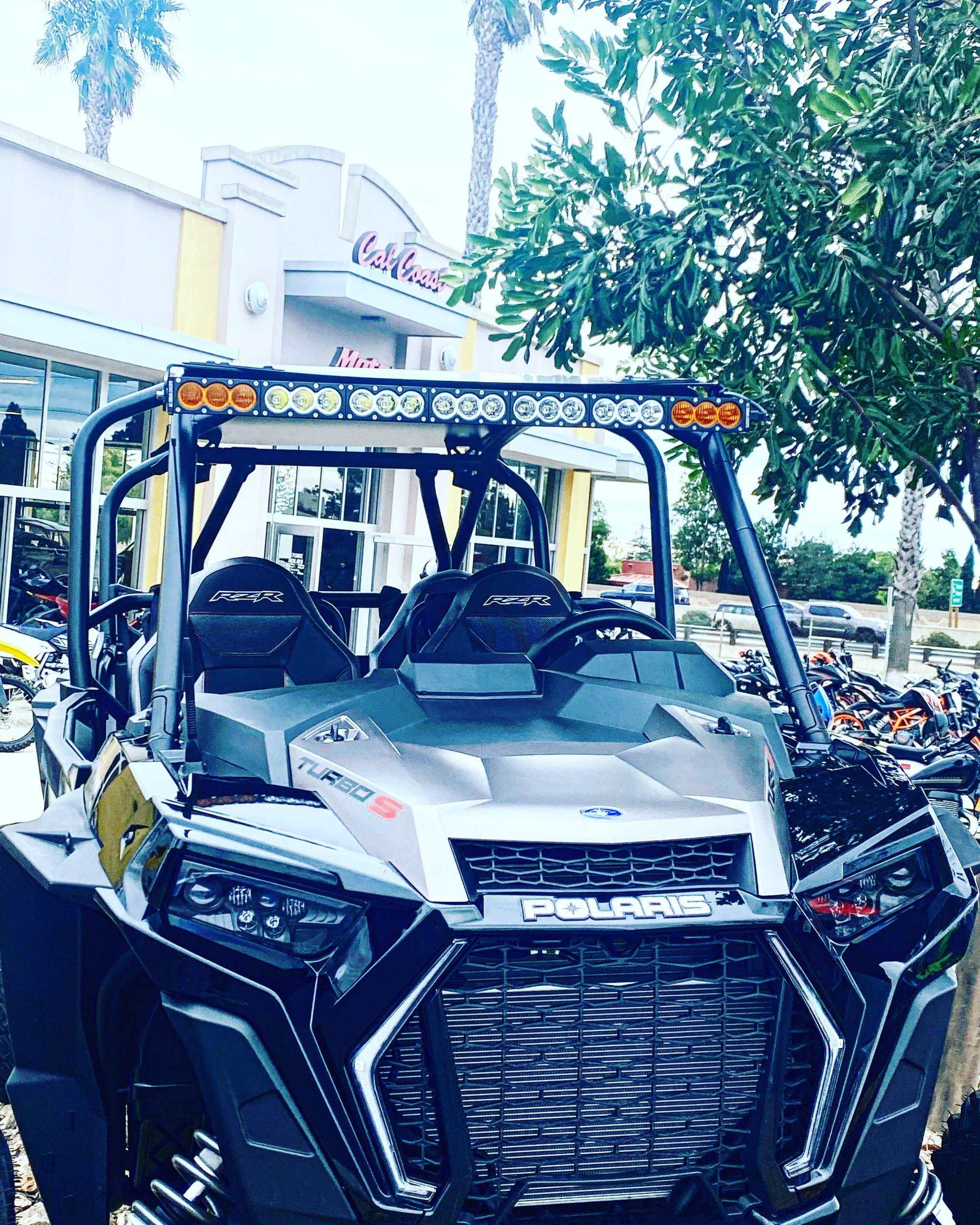 Polaris Razor XP with RZR XP 38 Race Bracket and ATC Race 38 light mounted on stock cage