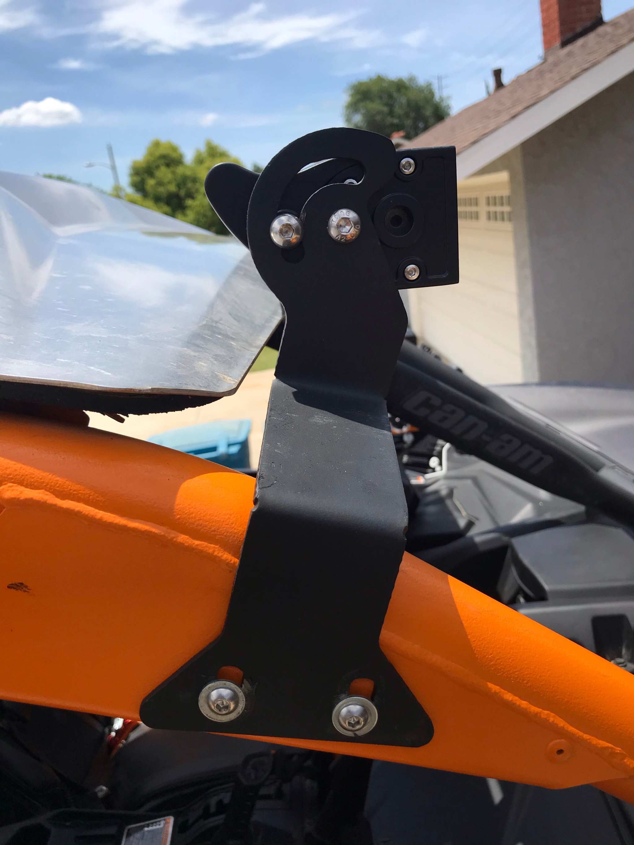 Can-Am X3 43 Race Bracket - Durable Steel Mounting Solution