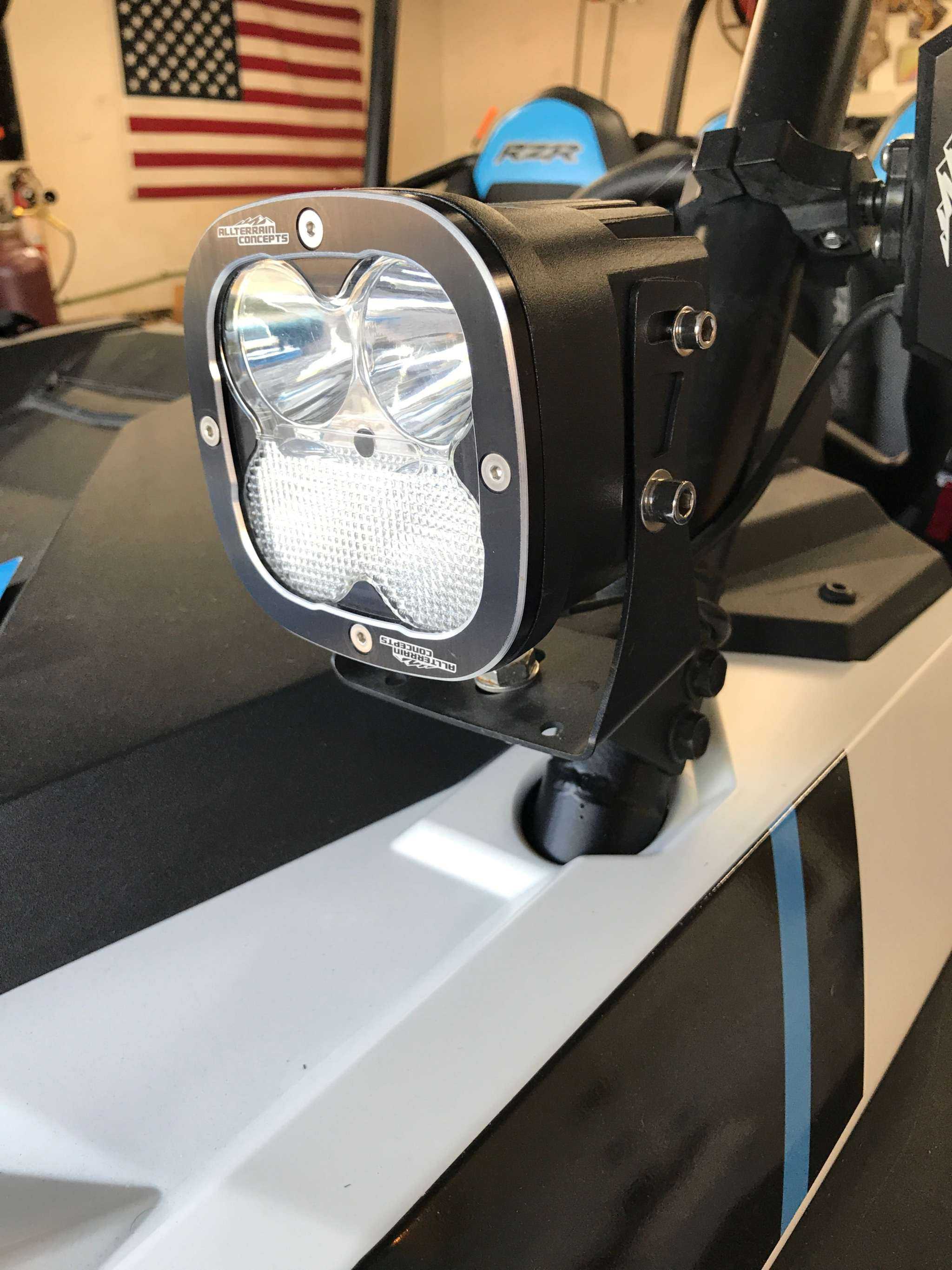 Polaris RZR XP A Pillar Bracket - Durable & Stylish Mounting Solution