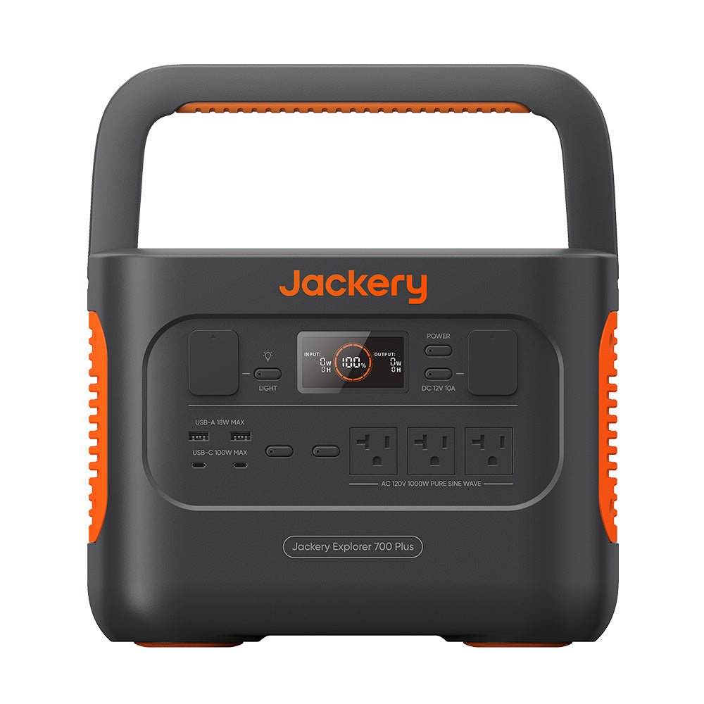 Jackery Explorer 700 Plus portable power station with 680Wh capacity and 1000W output