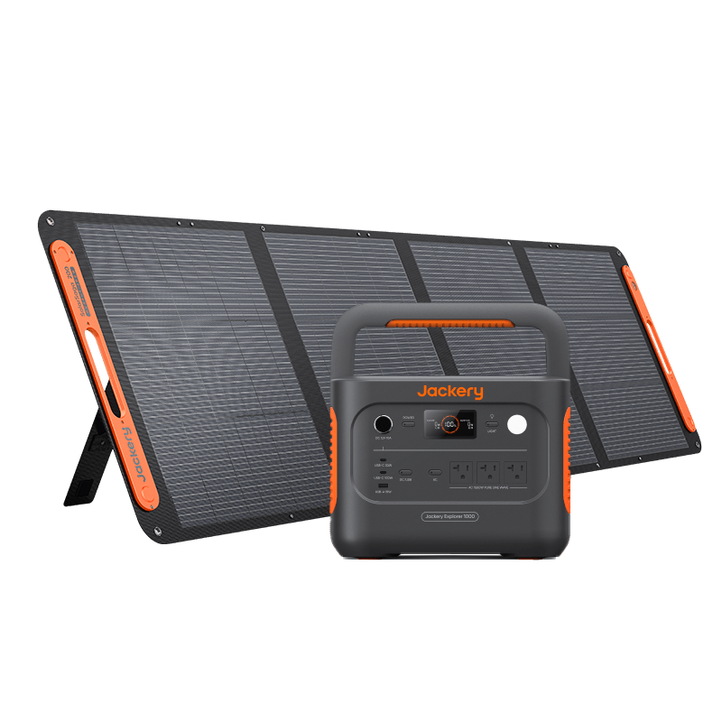Jackery Solar Generator 1000 v2 with 1070Wh capacity, 1500W output, fast dual USB-C/A charging, advanced safety, and solar panel compatibility