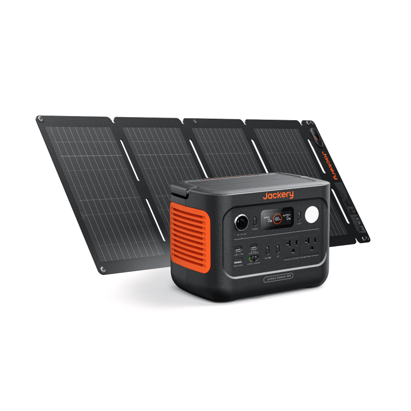 Jackery Solar Generator 300 v2 compact portable power station with solar charging and multiple device outputs