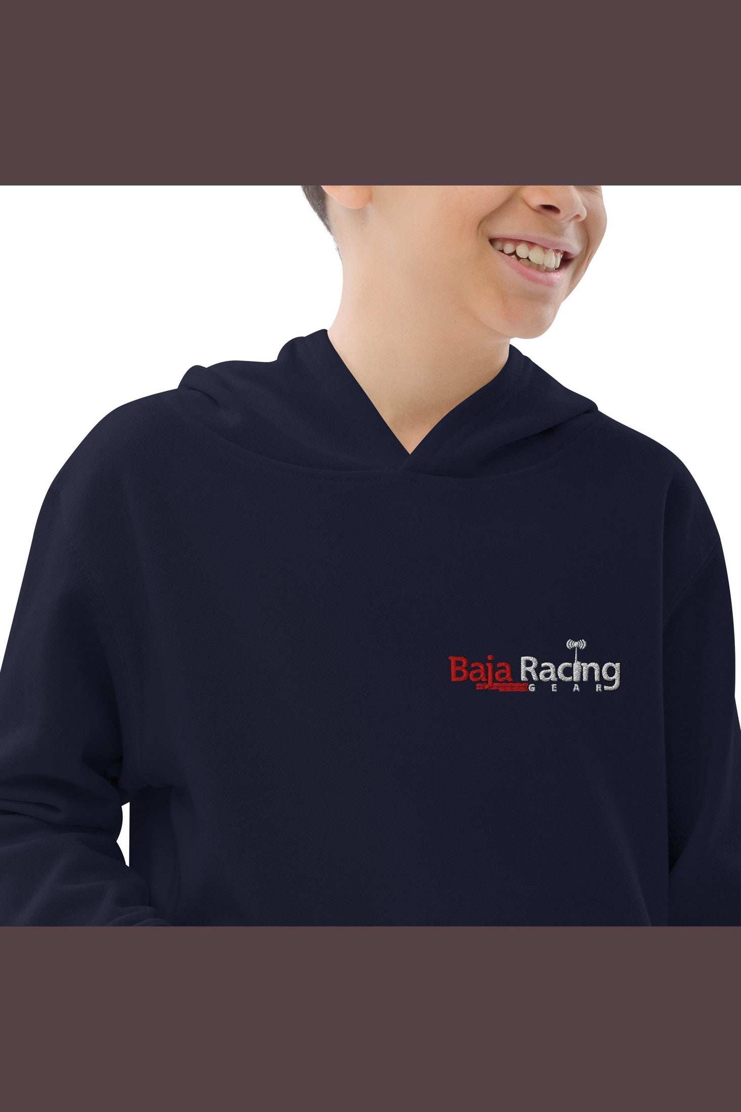 Baja Racing Gear Kids Fleece Hoodie - Premium Youth Hoodies
