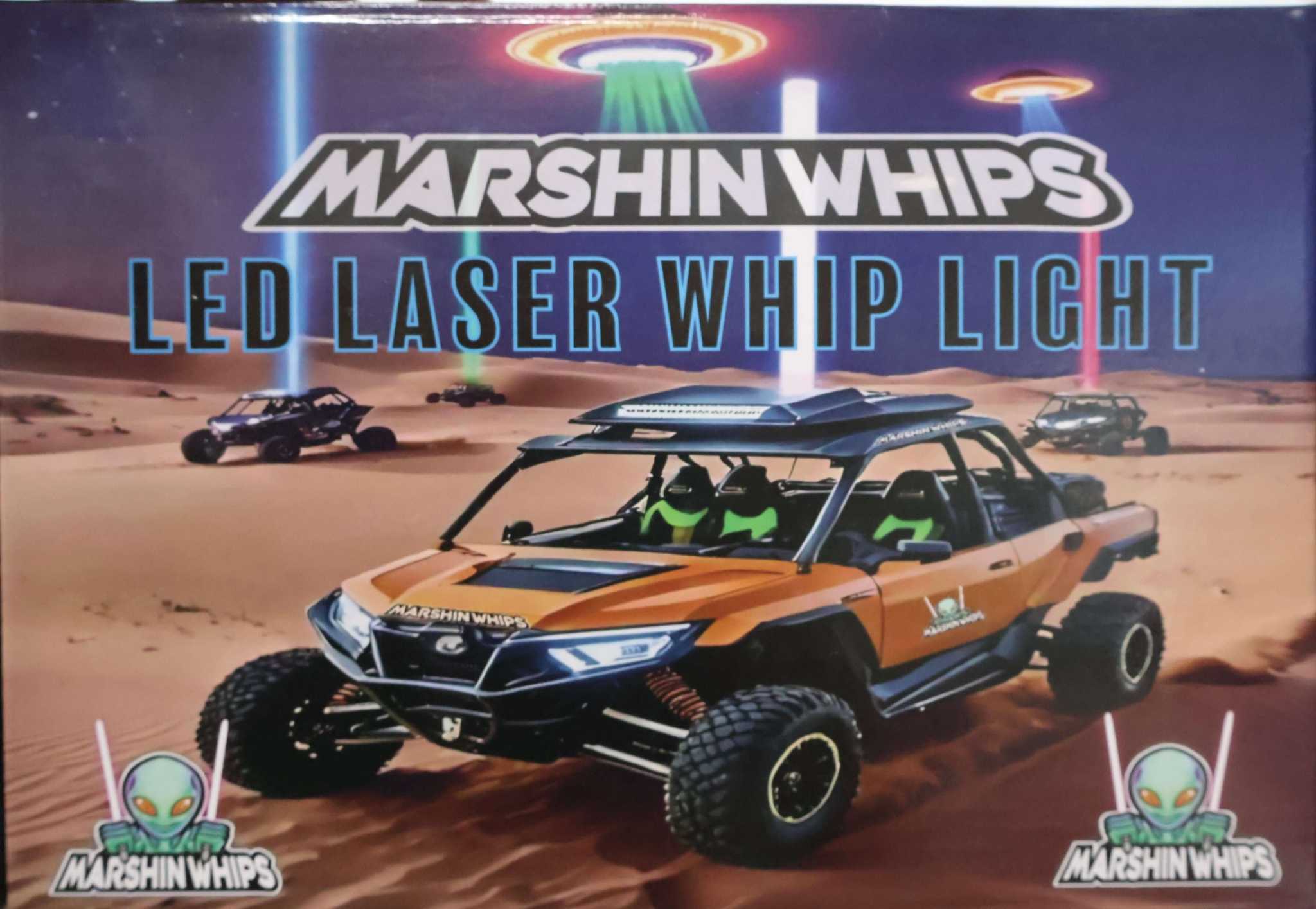 RGB Lunar Laser Whips Kit - Bright & Exciting Outdoor Fun