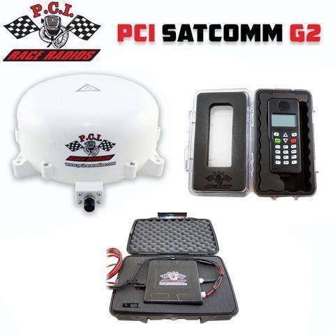 PCI SatComm G2 Race Radio Kit with waterproof case and push-to-talk for satellite communication