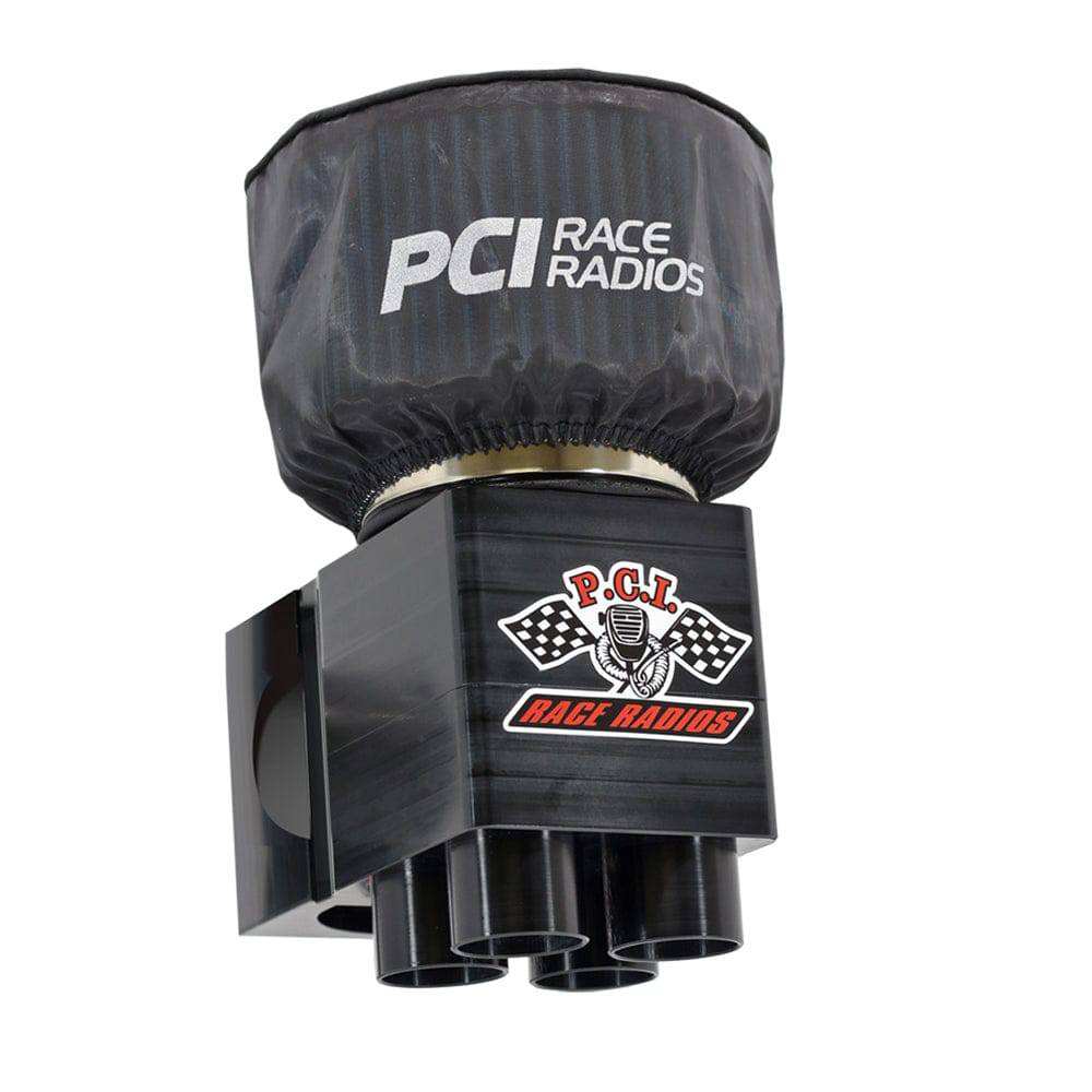 RaceAir Boost Quad high volume air blower with variable speed control and durable billet housing for UTV roll bar mounting
