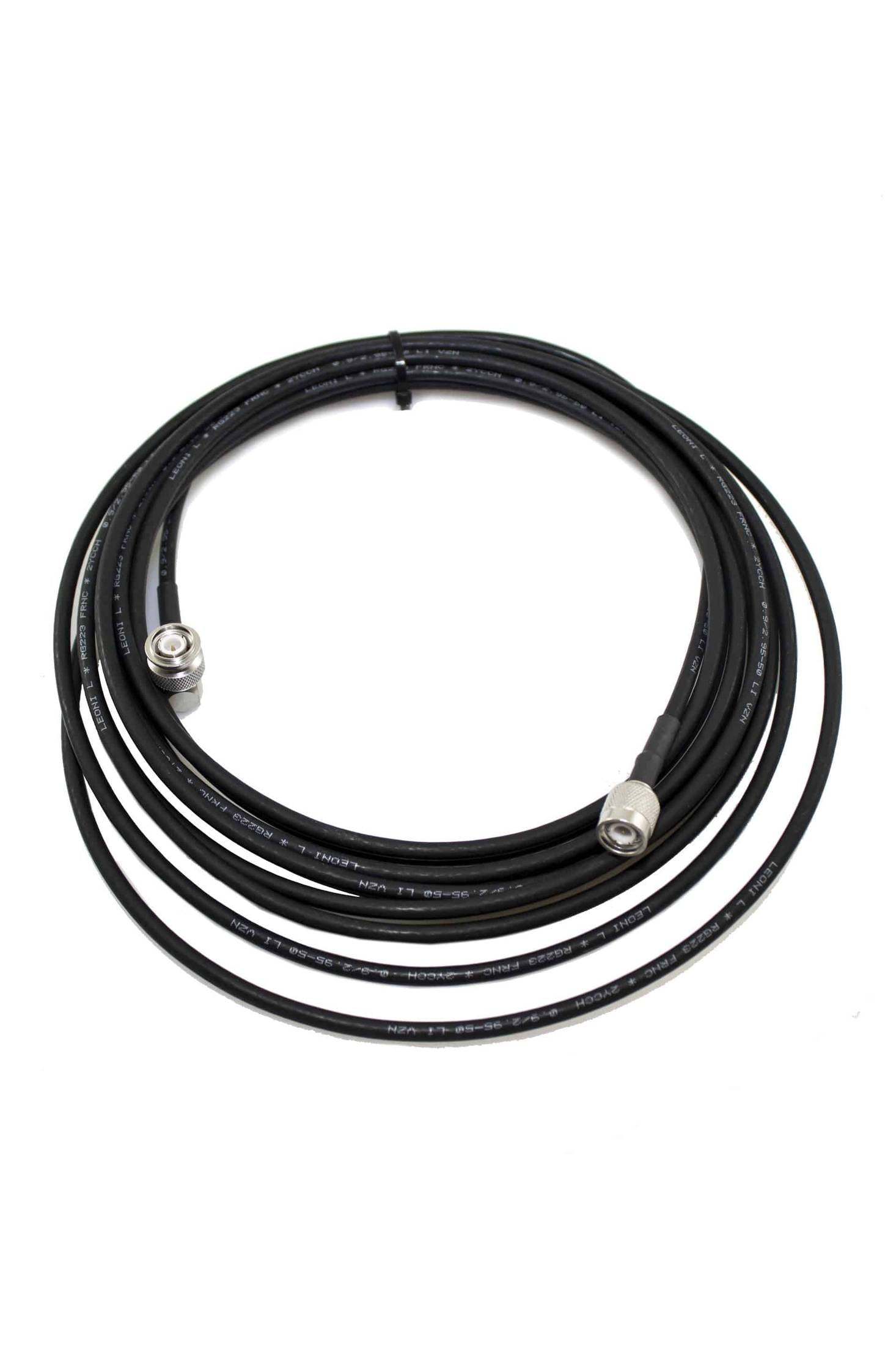 SatComm Antenna Cable with 90-degree connector for antenna installation.