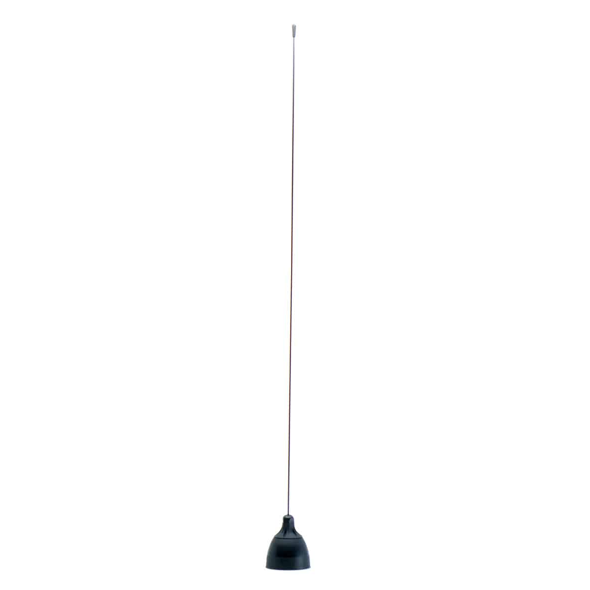 Black 1/4 wave disguise VHF antenna 18 inches for 152-162 MHz with ground plane mount required