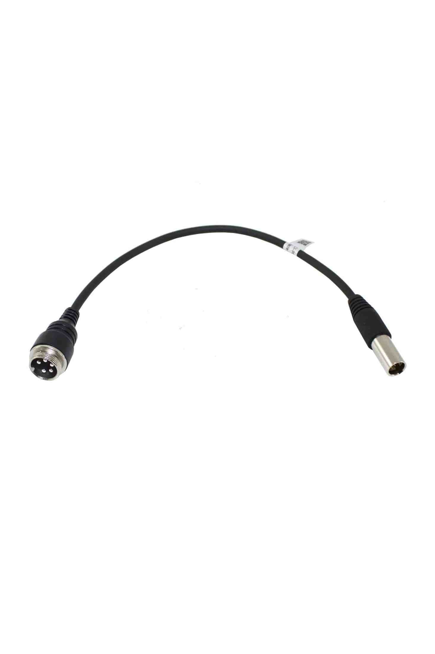 5-pin Male to TA5 Male Interface Cable with black connectors.