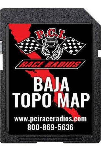 Baja Topo Software V3 SD card with peninsula mapping and street details.