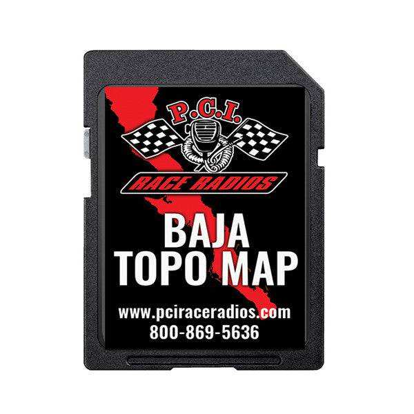 Baja Topo Software V3 map of Baja Peninsula with street detail and topo lines for HDS Gen 3, Elite Ti, and Ti2 GPS models