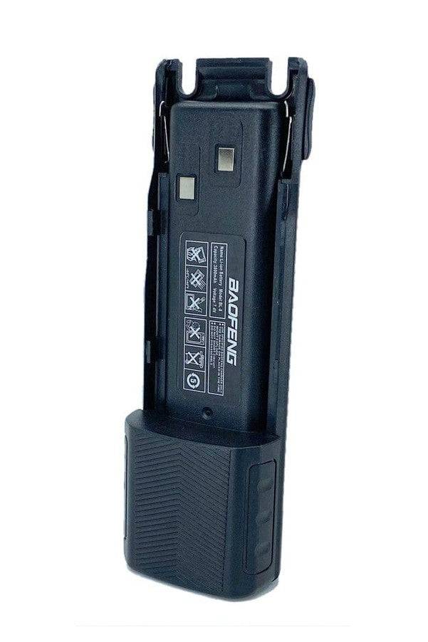 Baofeng UV-82 extended battery replacement accessory.
