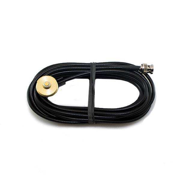 BNC custom length coax cable with 3/8" hole mount for clear communication and easy roof or tab installation