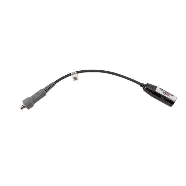 Female Elite to Trax adapter cable connecting wired helmet to Trax stereo intercom system
