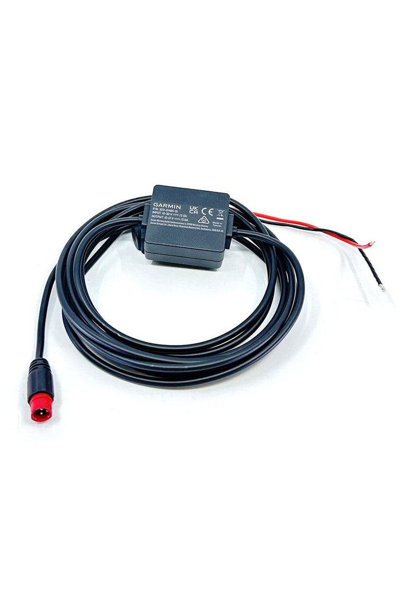 Garmin High Current Power Cable - 12ft, compatible with Tread GPS units, flexible installation.