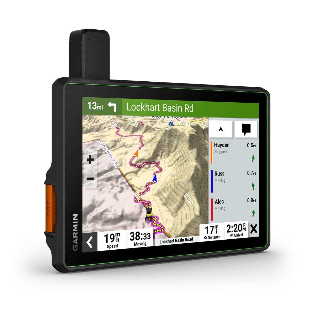 Garmin Tread SXS 8" w/ MURS Radio - PCI Race Radios