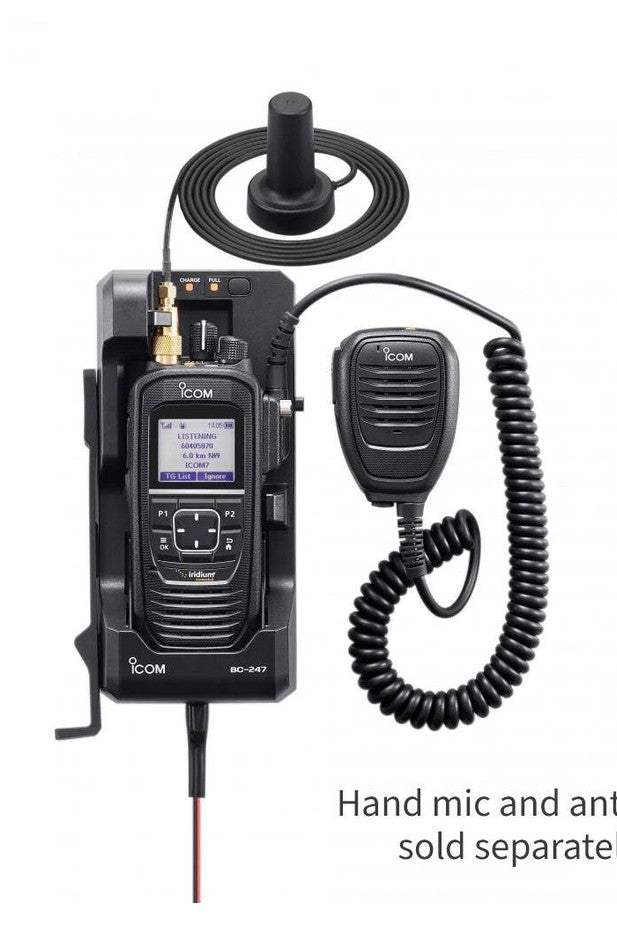 Icom SAT100 Charging Cradle for Vehicles, Vessels & Buildings