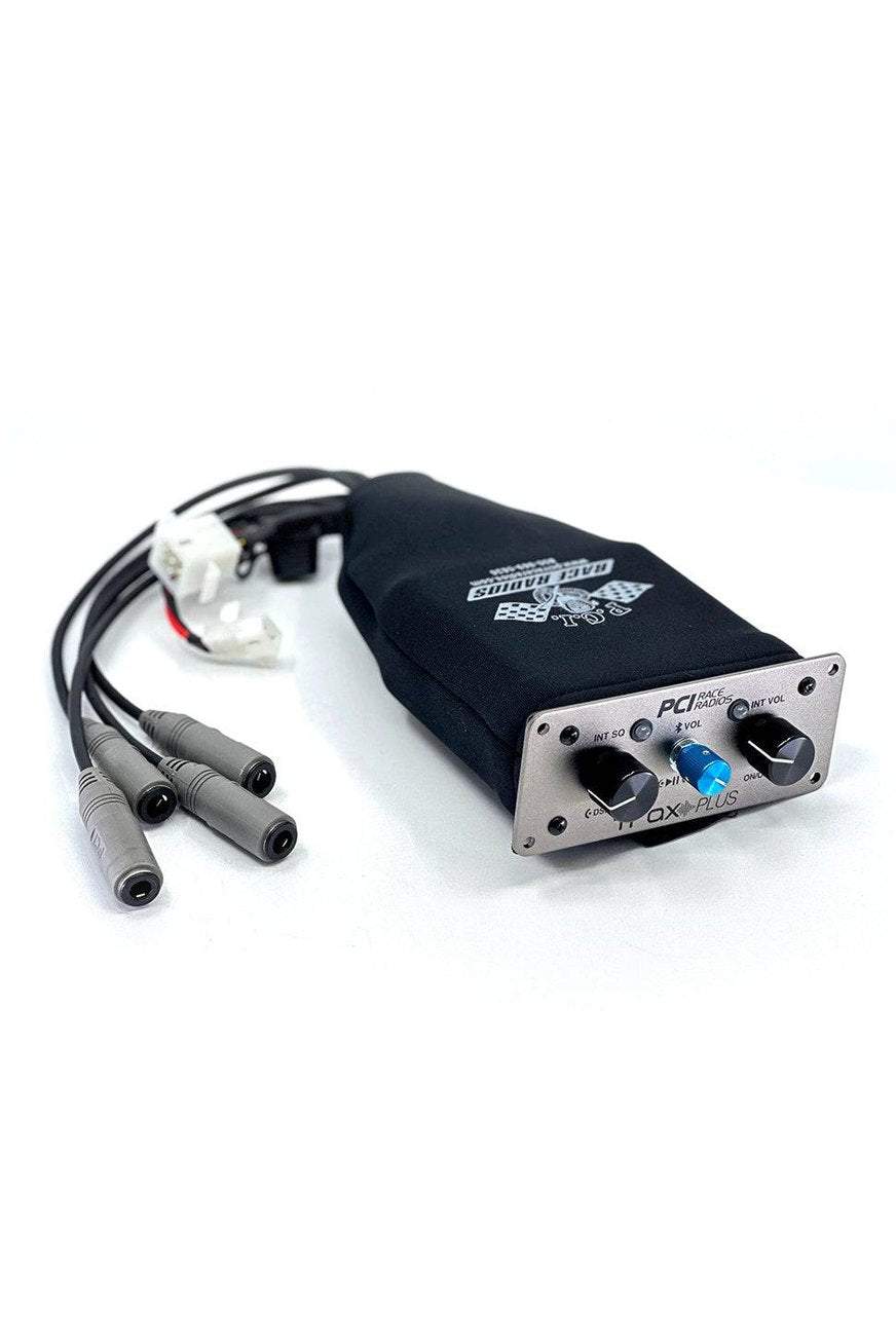 Intercom cable cover with neoprene material and Velcro enclosure.