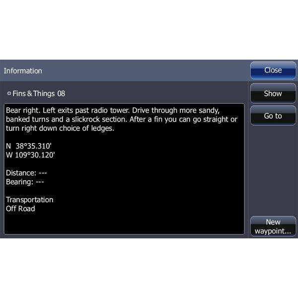 Moab Lowrance Map - PCI Race Radios