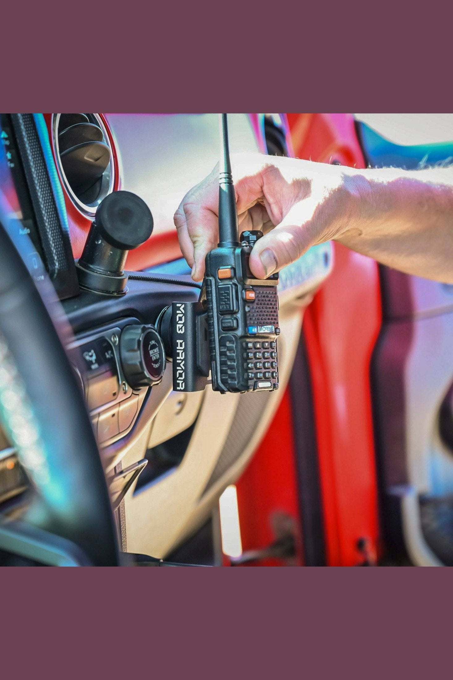 Mob Armor Handheld Radio Mount - PCI Race Radios