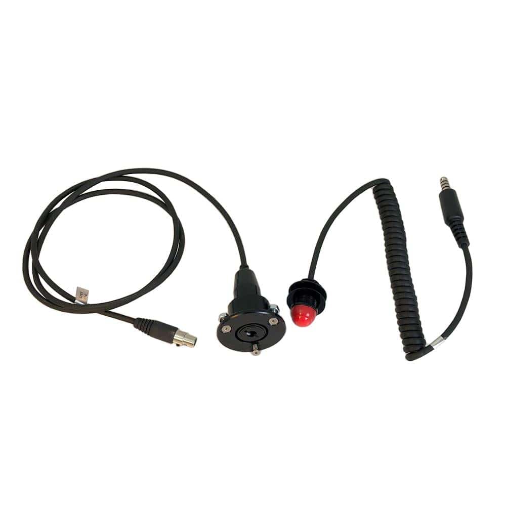 Quick Disconnect Steering Wheel Single PCI PTT with flush mount and coil cord