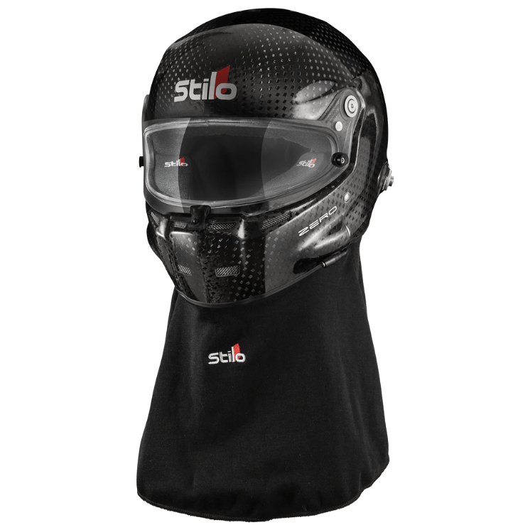 Stilo helmet skirt fitting between helmet shell and lining to block dust and debris