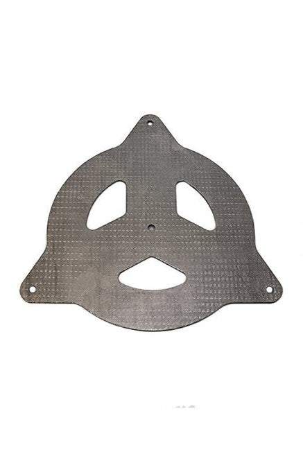 Weld-On SatComm Antenna Bracket made of 1/8 inch thick hot rolled steel.