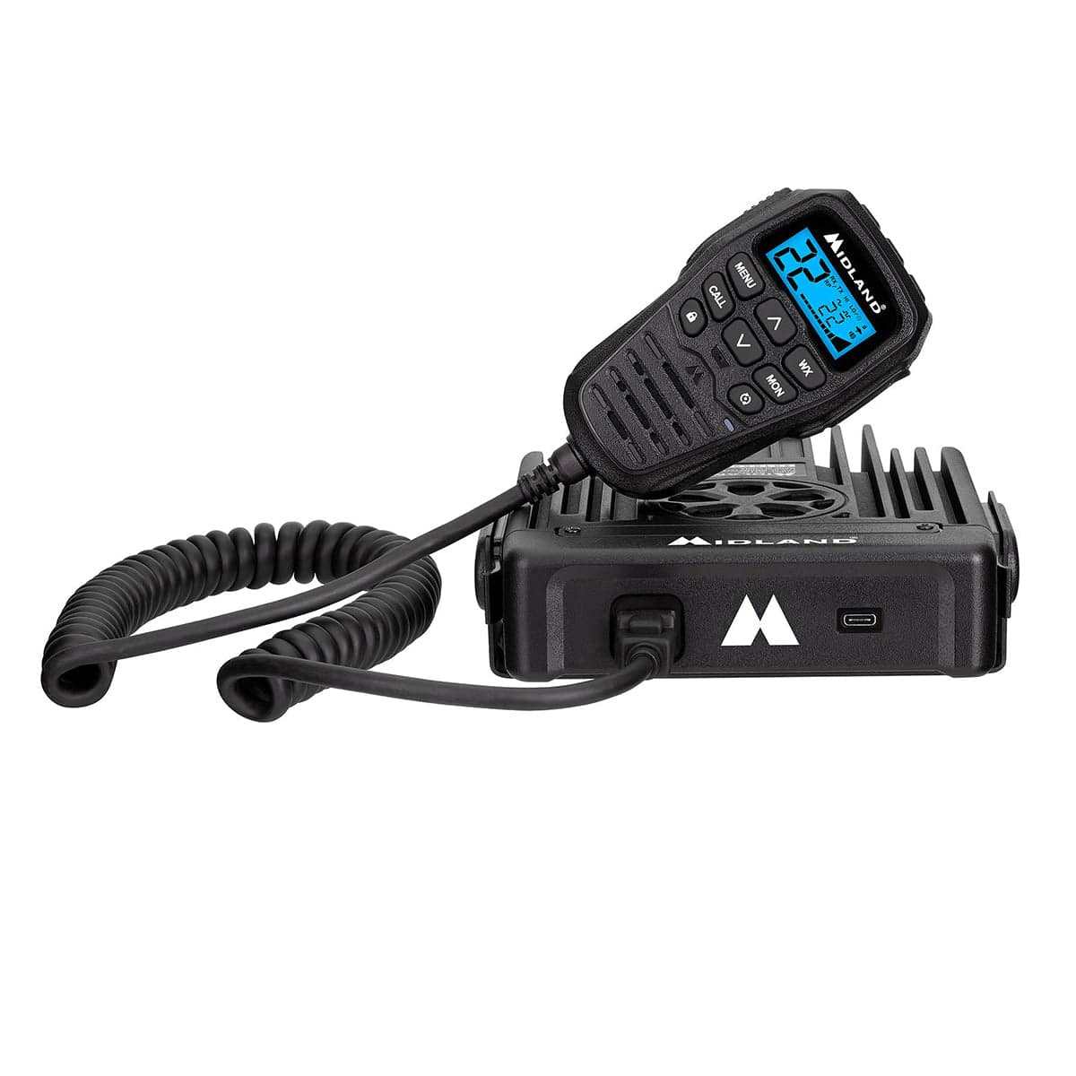 Midland MXT575 Remote Radio with integrated control microphone and 50W power for vehicle communication