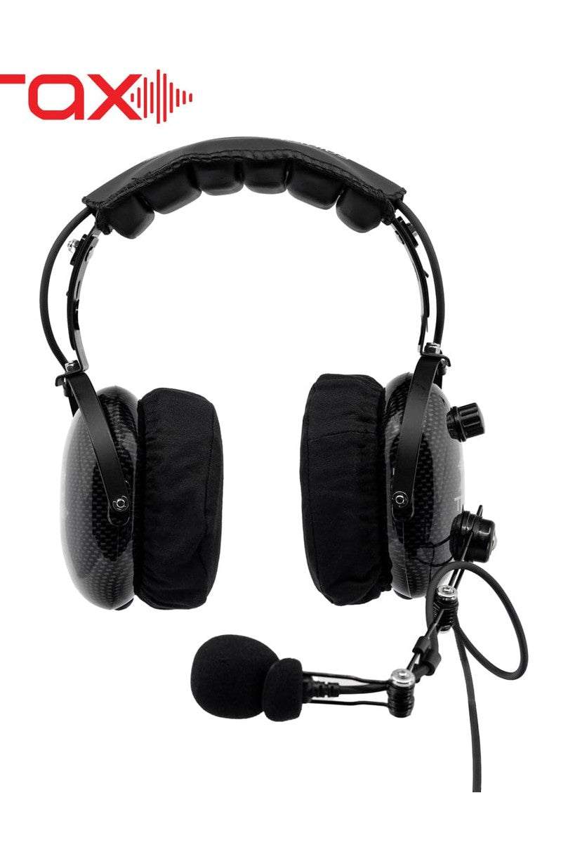 Trax G2 Stereo Headset with volume control, noise-canceling microphone, and padded ear cushions.