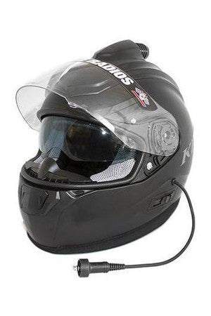 Klim R1 Fresh Air Helmet with cool mesh breath guard and sun visor for desert off-roading.