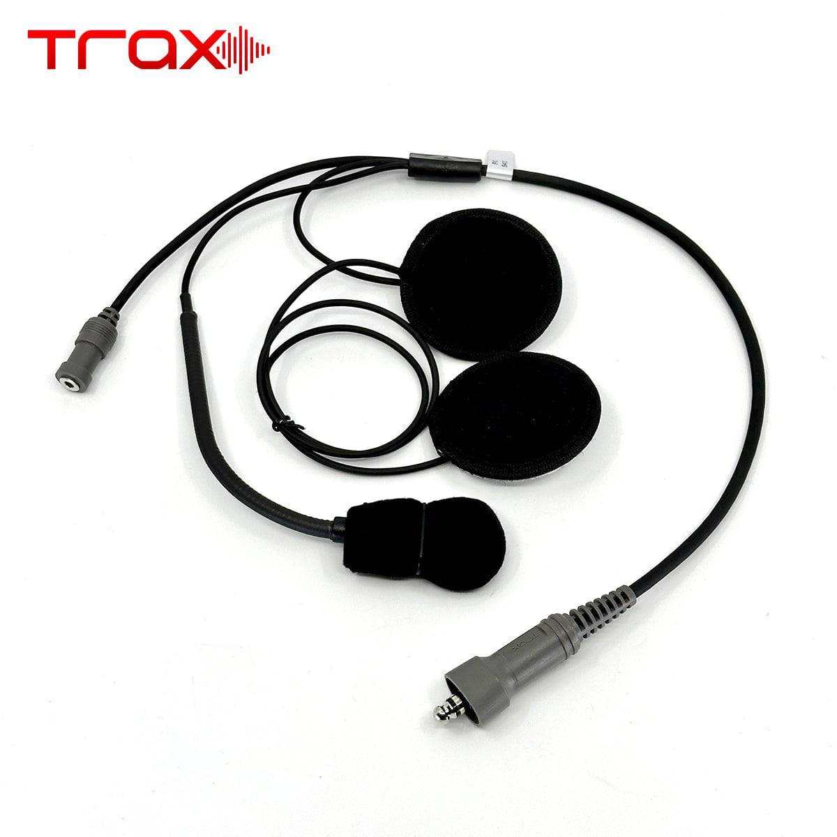 Trax Stereo Helmet Wiring Kit Speakers and Earjack - PCI Race Radios