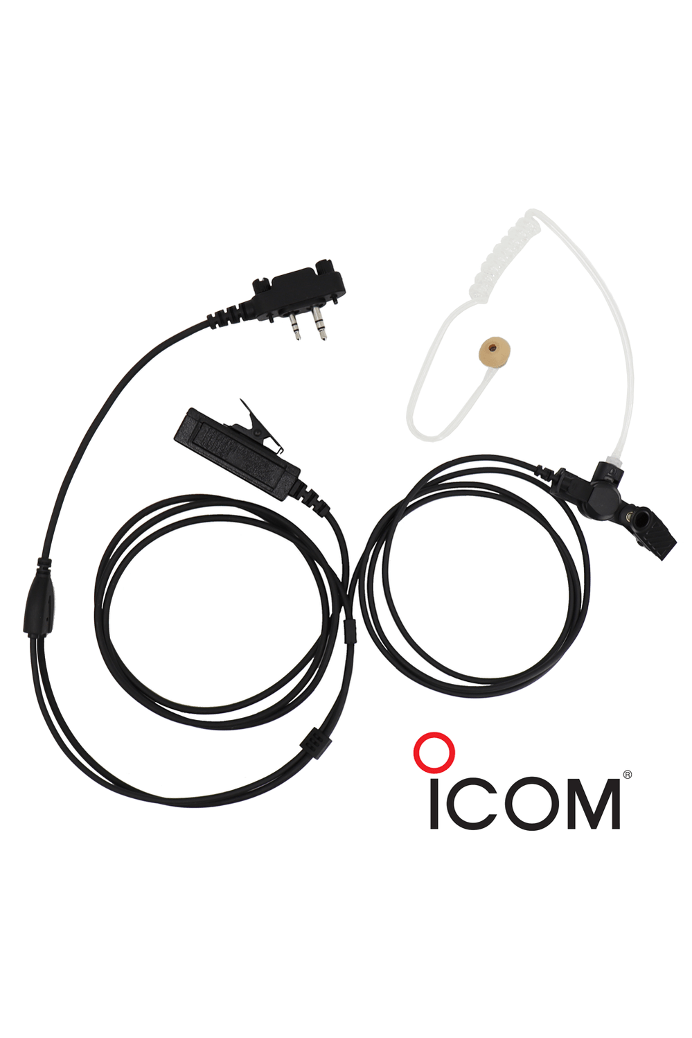 PCI Security Headset compatible with Icom, Kenwood, Baofeng radios for secure communication.