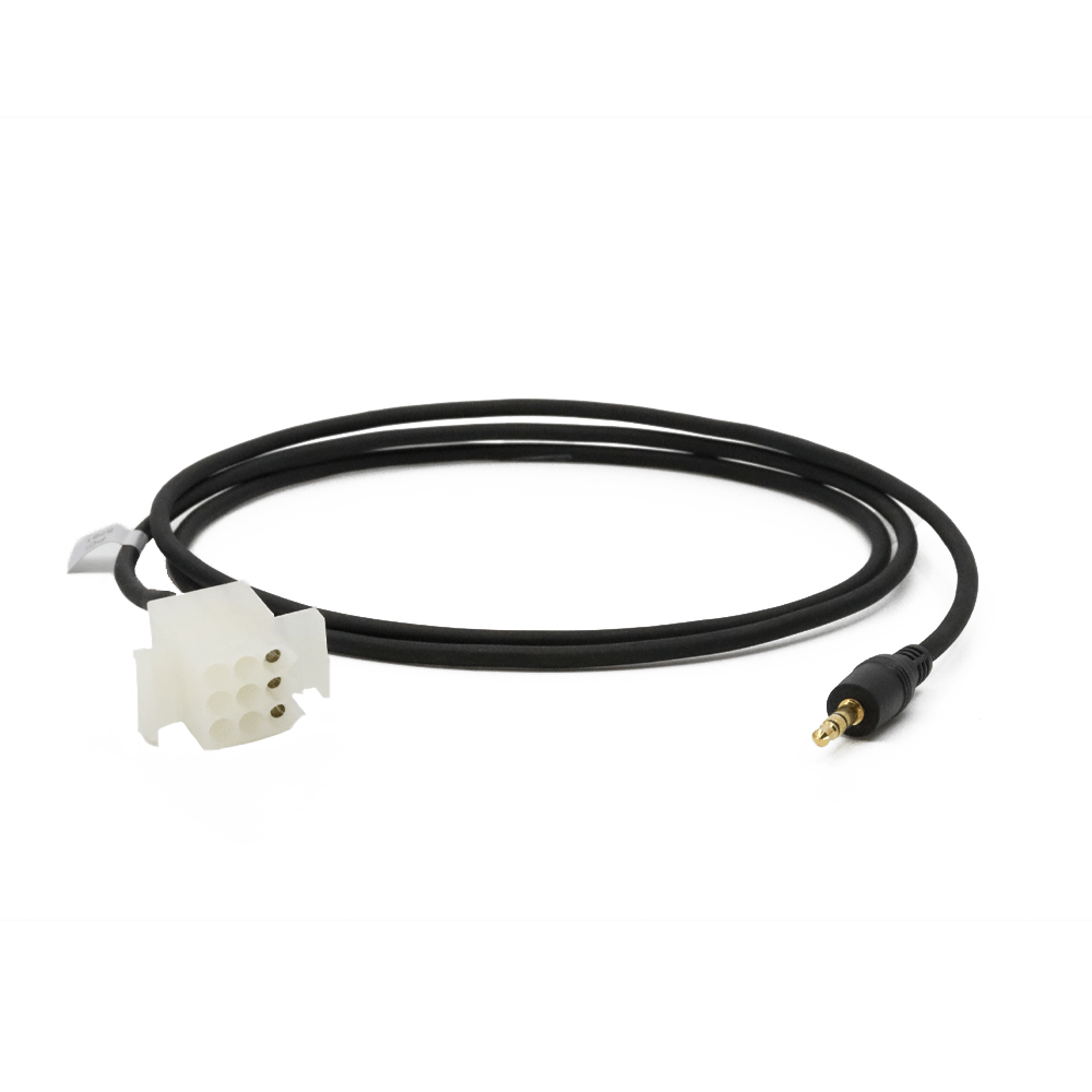 3.5mm to 9-pin molex audio input cable for intercom systems with 4ft length