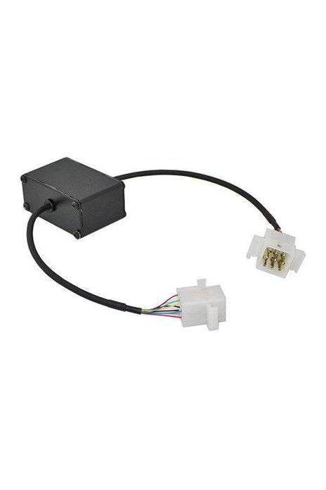 9 Pin Molex Inline Ground Isolator for audio intercom systems with connectors.