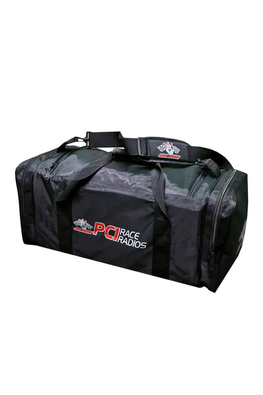 PCI Gear Bag with single strap, two side pockets, main compartment, detachable strap, and handles for versatile gear transport.