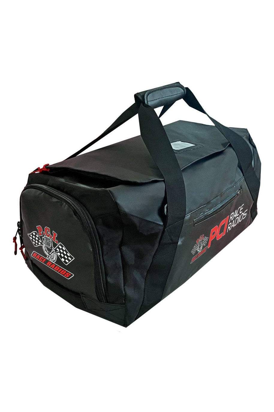 PCI Gear Backpack with detachable straps and multiple compartments for easy transport.