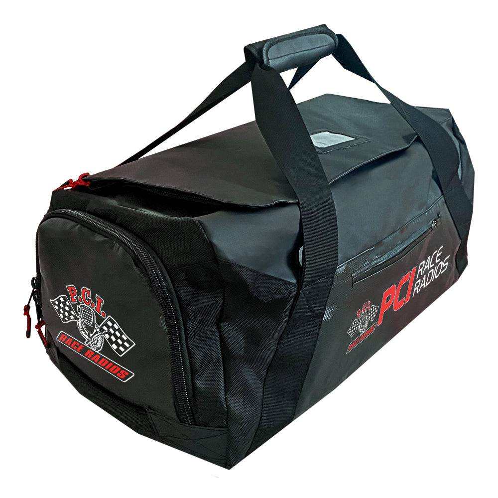PCI Gear Bagpack high-quality vinyl backpack with wide detachable straps and multiple storage compartments