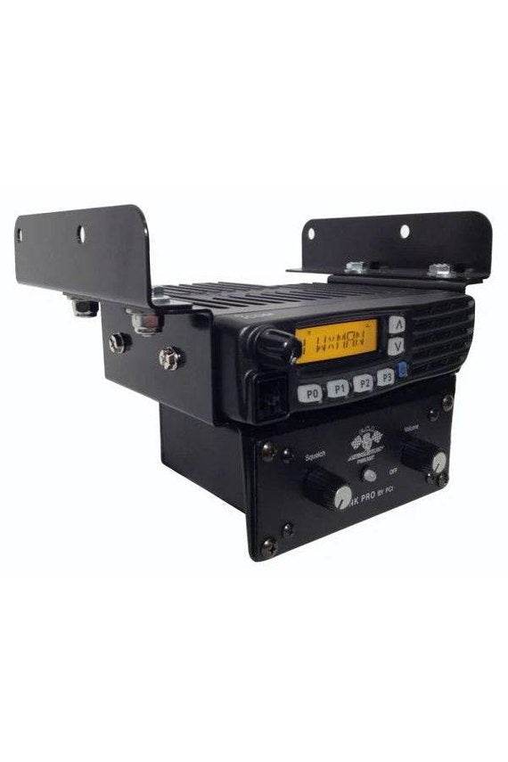 Polaris RZR No Box Icom Radio and Intercom Bracket - Secure Mount, no drilling