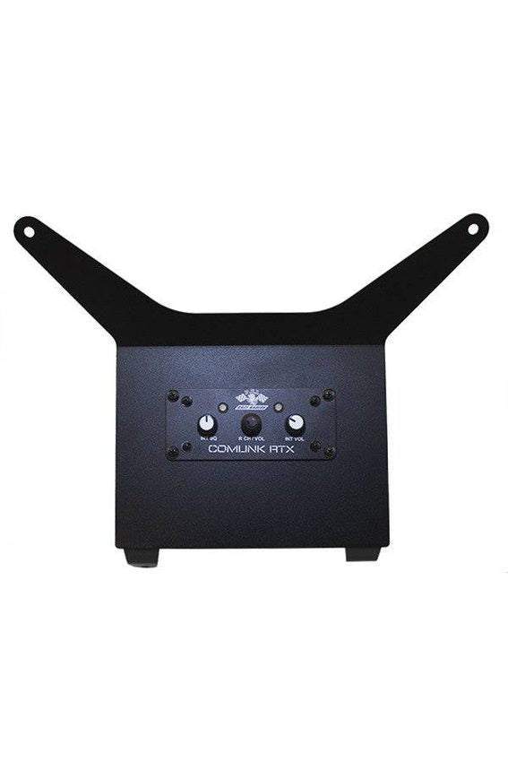RZR XP1000 Intercom bracket in satin black for easy installation under dash.