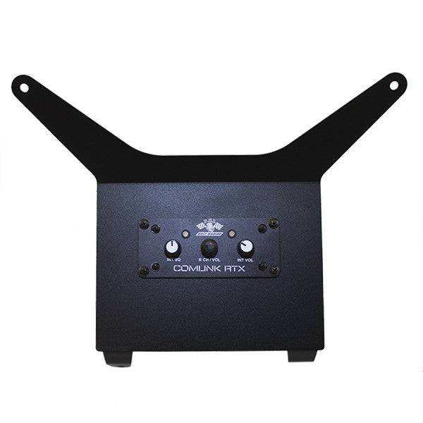 RZR XP1000 Intercom bracket powder coated black installed under dash for Polaris RZR XP 1000