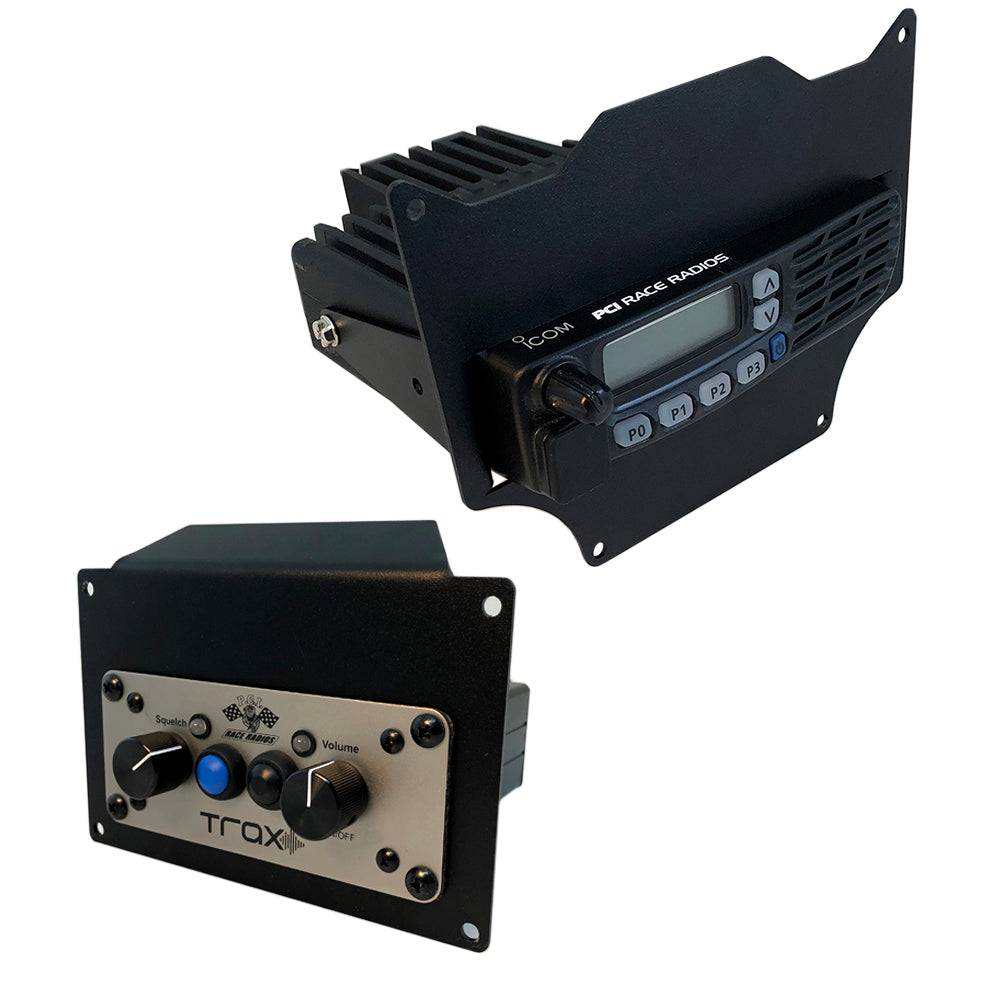 2-piece Honda Talon Icom radio intercom bracket for two-way radio installation