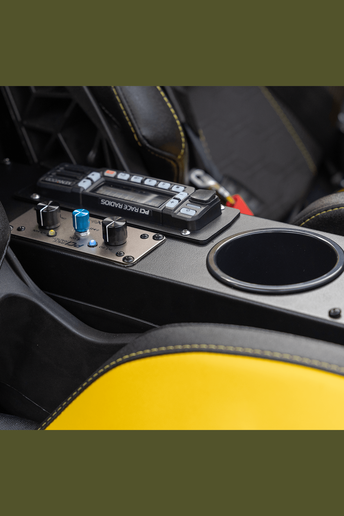 Can-Am Maverick R Radio and Intercom Bracket - PCI Race Radios