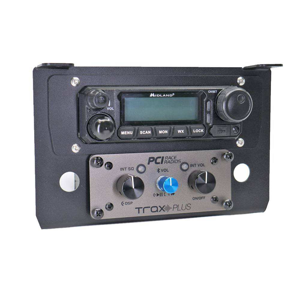 RZR Twist Lock Open Box Replacement Radio and Intercom Bracket - PCI Race Radios