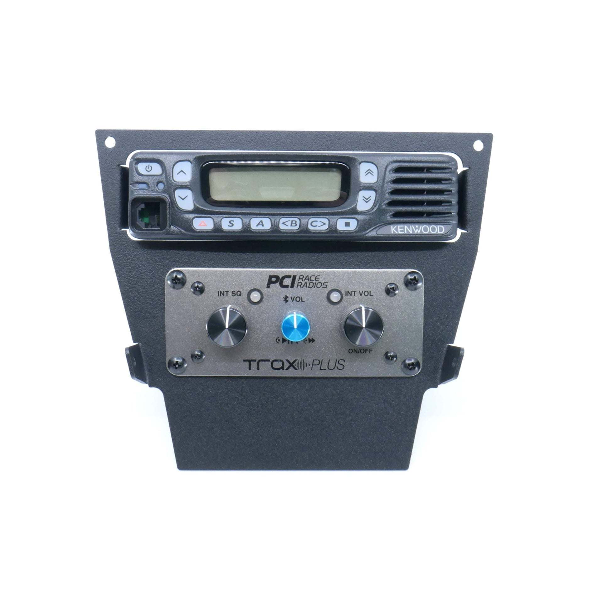 RZR Pro 2022-2024 Series vertical radio and intercom bracket mounted on Polaris RZR Pro XP