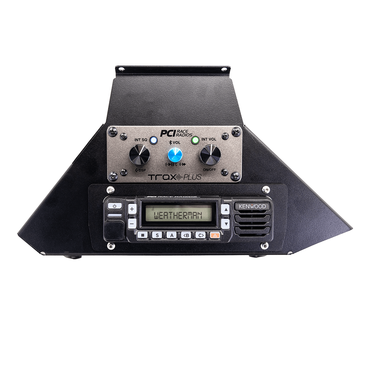Polaris RZR XP1000 radio and intercom bracket for secure mounting on 2024+ non-turbo models