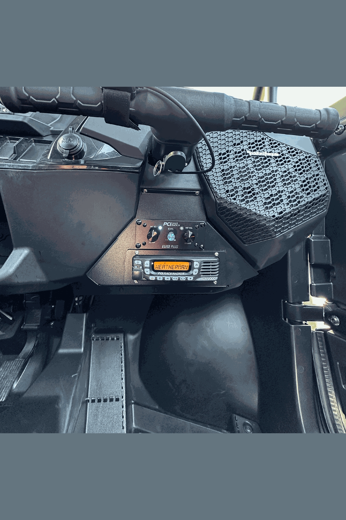 Polaris RZR XP1000 Radio and Intercom Bracket - PCI Race Radios