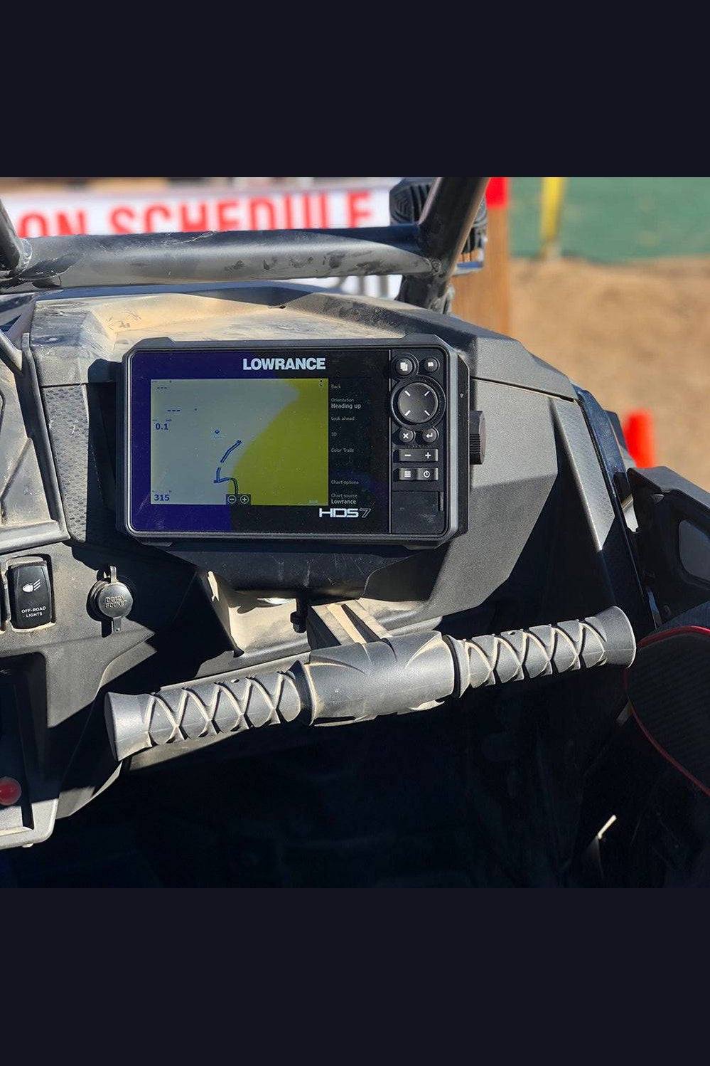 RZR Grab Bar GPS Bracket - PCI Race Radios